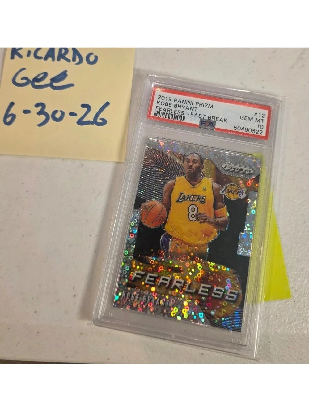 2019 psa kobe bryant card